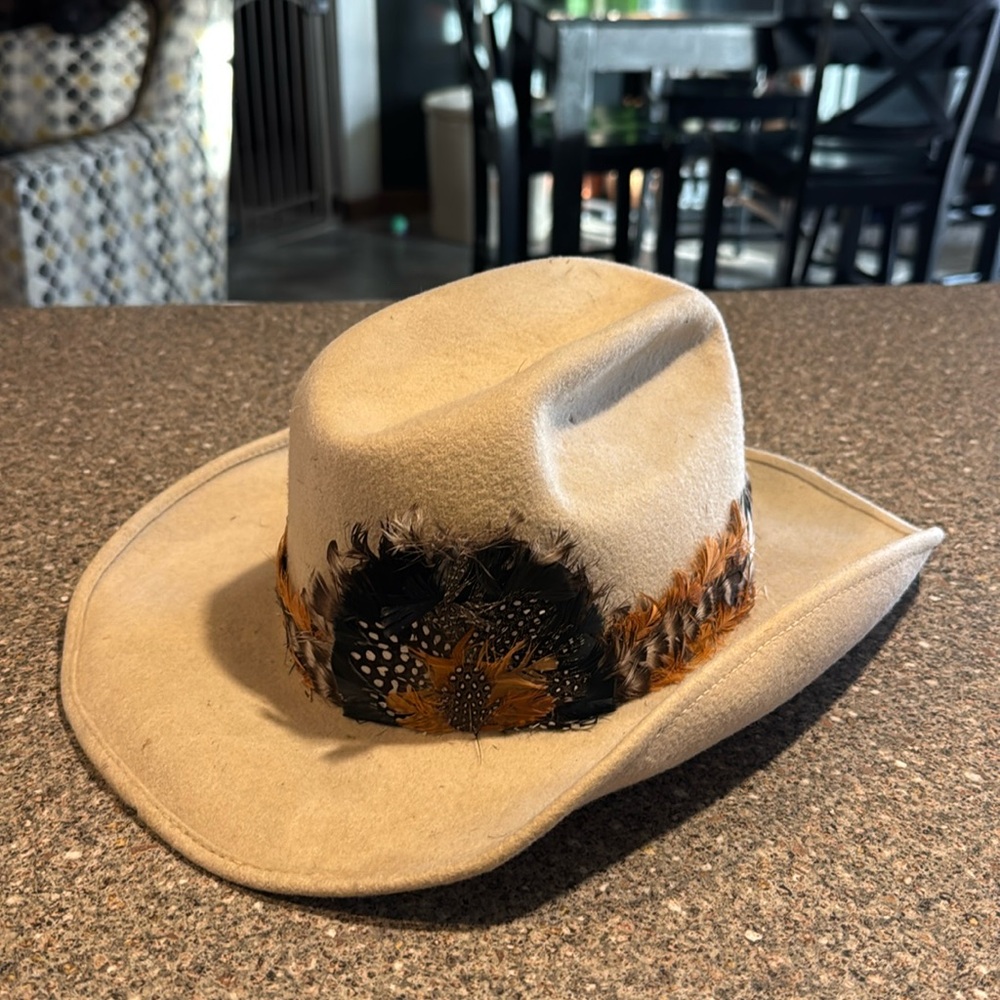 Vintage always on top cowboy hat